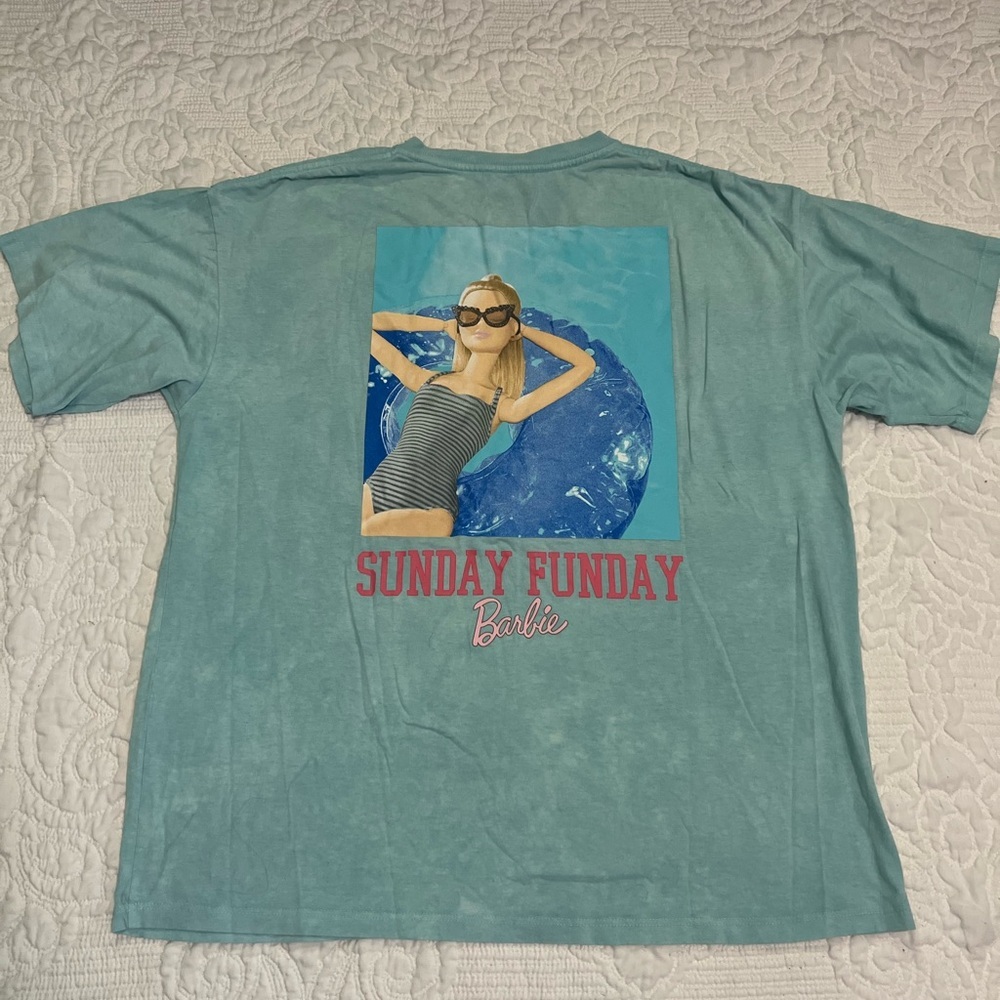 Barbie Sunday Funday Tshirt Size Small - Picture 2 of 2